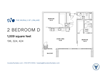 2 Bedroom D Floor Plan 2 Bedroom D Floor Plan